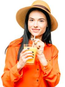 woman-drinks-fresh-juice-fruit