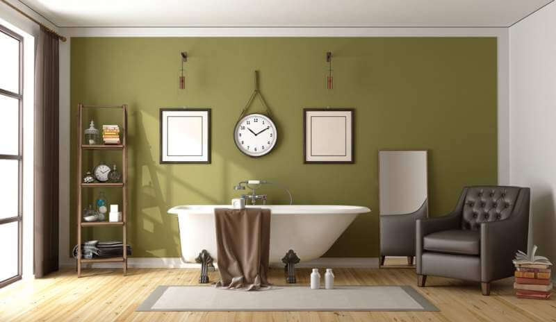 green-retro-bathroom