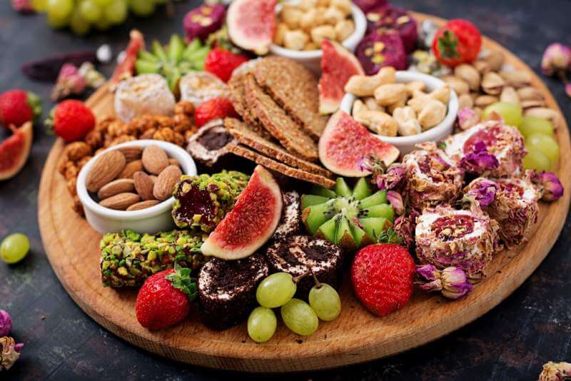 mix-fruits-and-nuts-healthy-diet-turkish-sweets