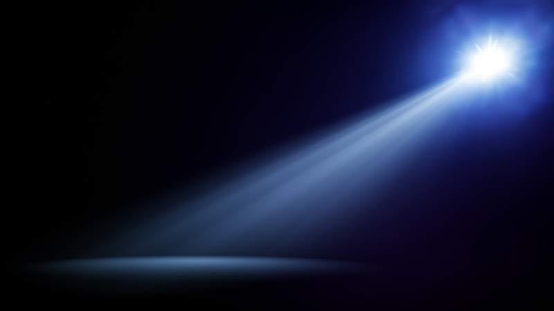 blue-stage-light-beam-background