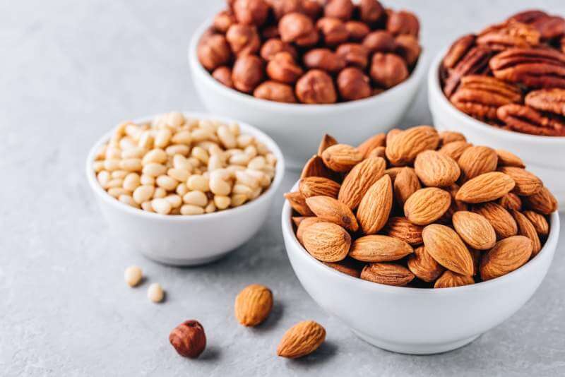 almonds-pecans-pine-nuts