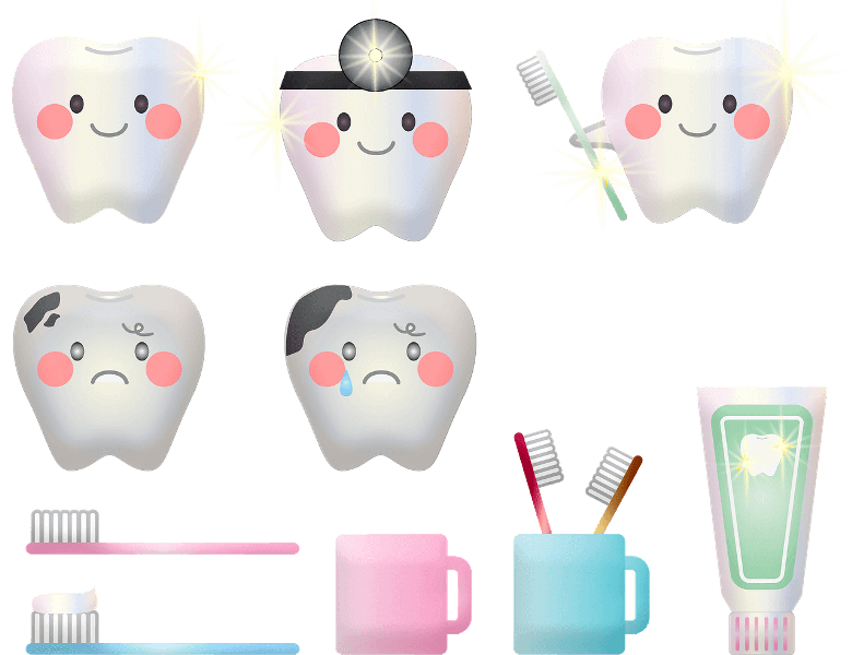 teeth-hygiene-icons