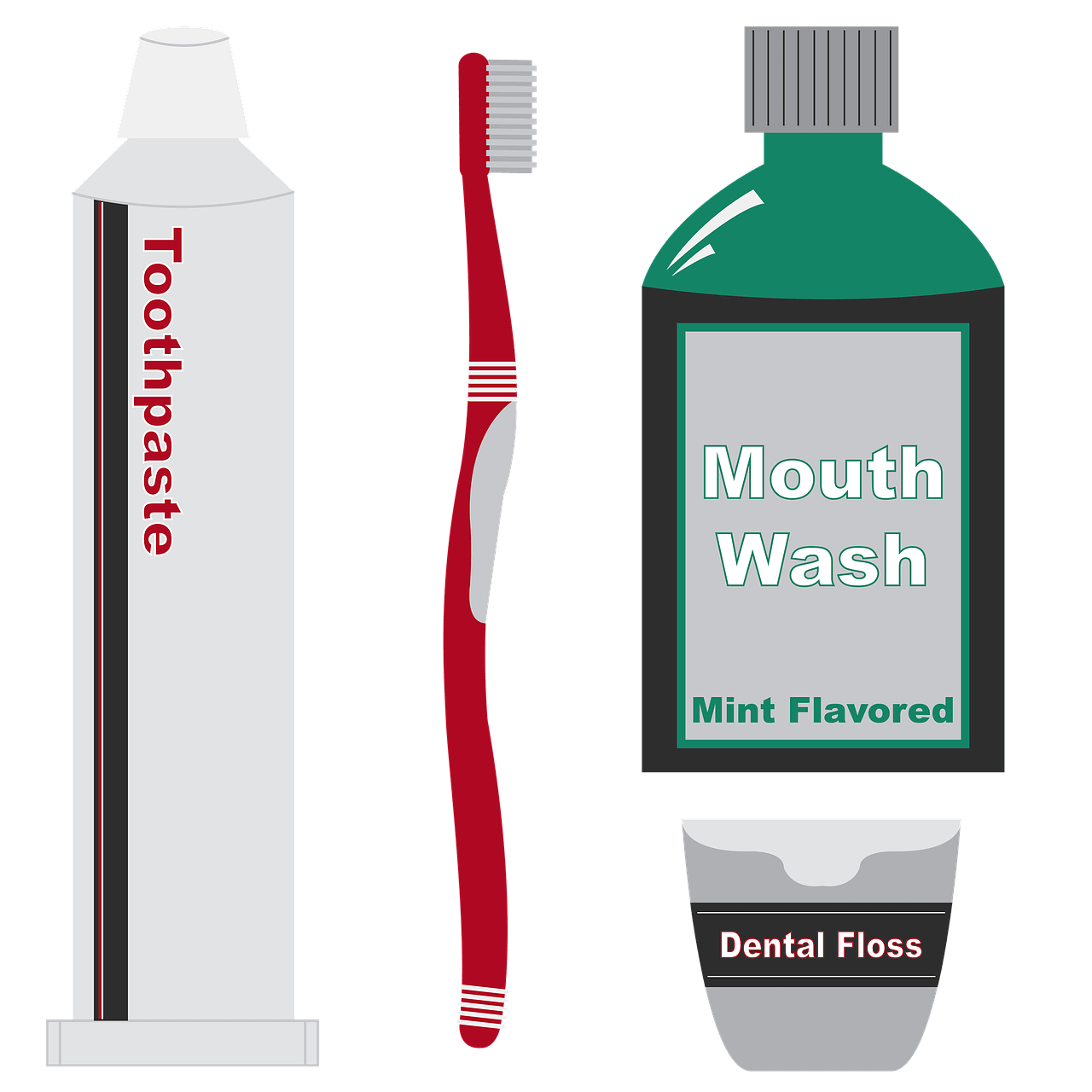 dental-toothbrush-mouthwash